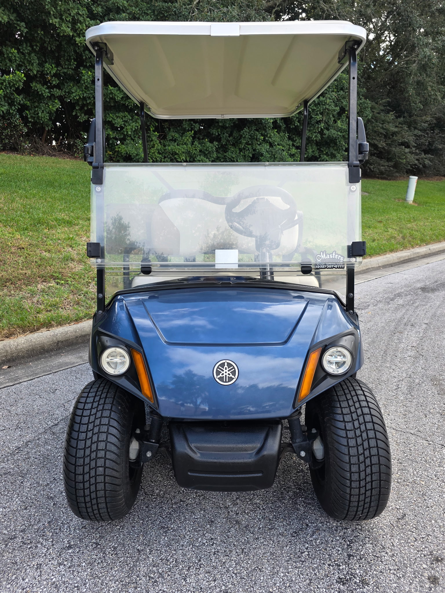 4-Passenger Gas Golf Cart - Side View